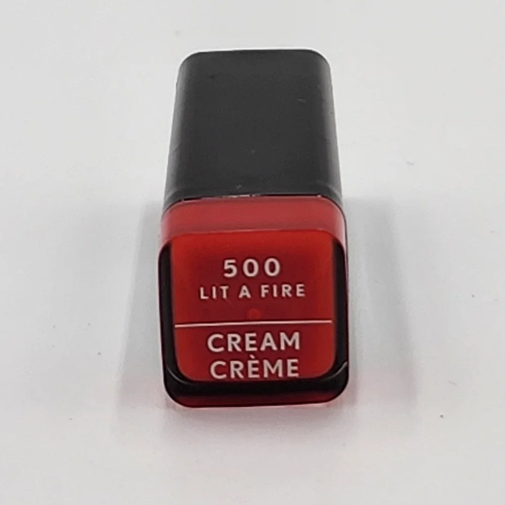Covergirl Exhibitionist Cream Lipstick 500 Lit a Fire .12 Oz New Factory Sealed